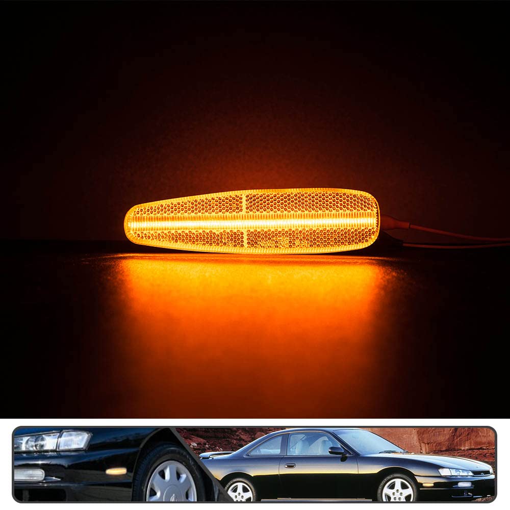 Amazon.com: Mingrui test 2Pcs Amber S14 LED Side Marker